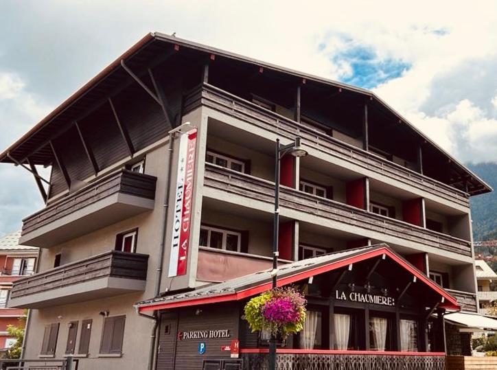 Hotel La Chaumiere 圣热尔韦莱班 外观 照片